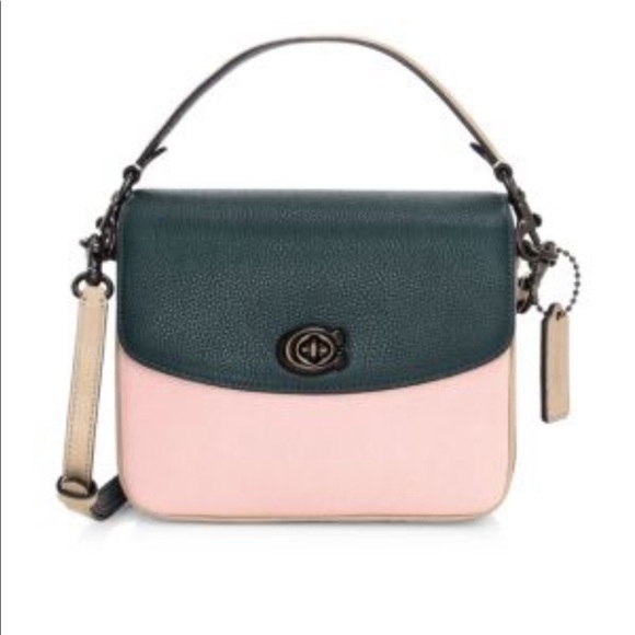 Coach 89088 Cassie 19 colorblock pine green aurora multi - Picture 1 of 1
